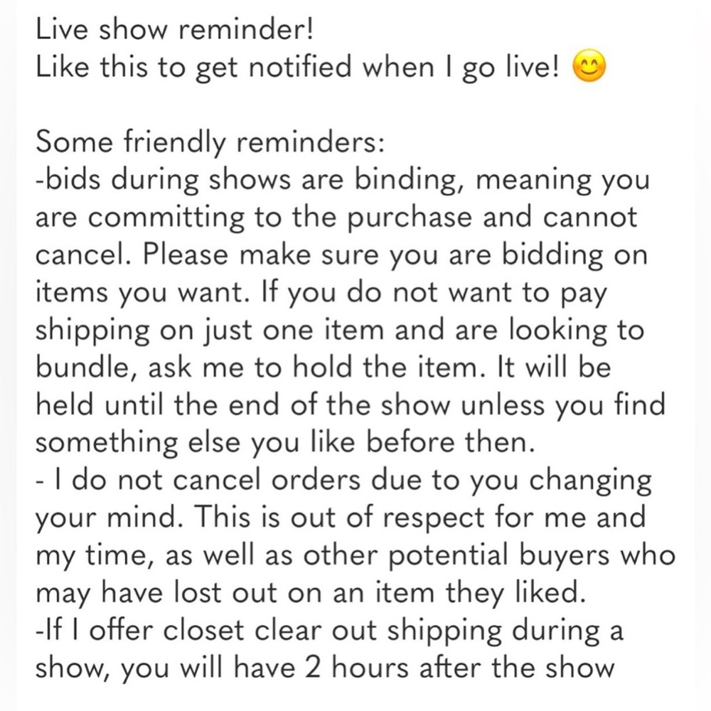 Live Show notification. Please like this to be notified 😉LIVE NOTIFICATION - Picture 3 of 14